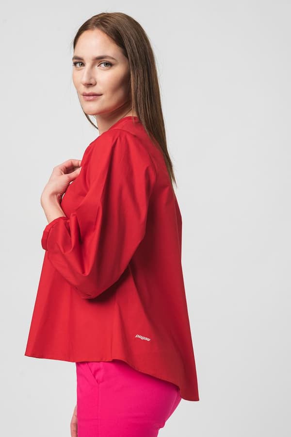 CAMASA CASUAL FEMEI RED XS
