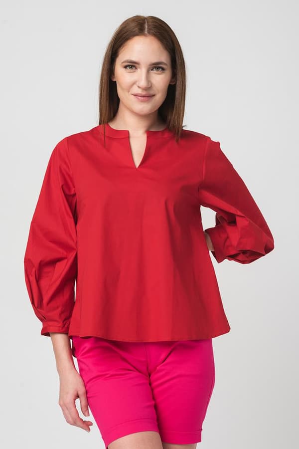 CAMASA CASUAL FEMEI RED XS