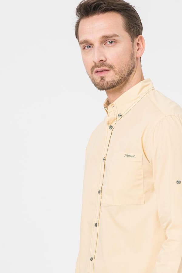 CAMASA CASUAL BARBATI BEIGE XXL