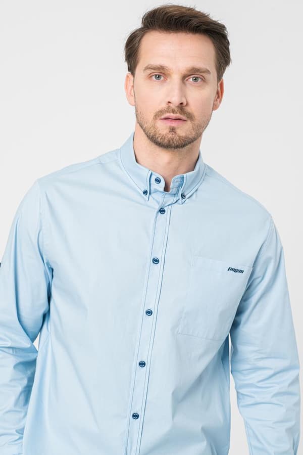 CAMASA CASUAL BARBATI LIGHT BLUE M
