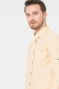 Miniatyrbillede 4 af 6: CAMASA CASUAL BARBATI BEIGE M