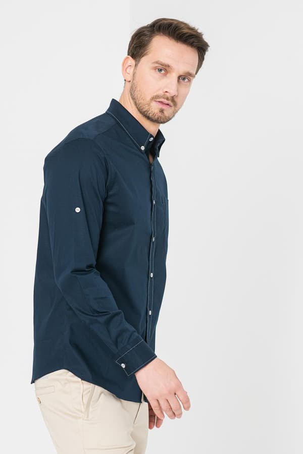 CAMASA CASUAL BARBATI DARK NAVY XL