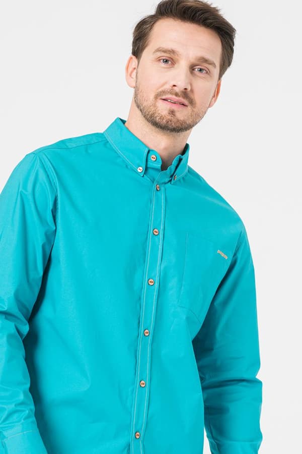 CAMASA CASUAL BARBATI TURQOISE XXL