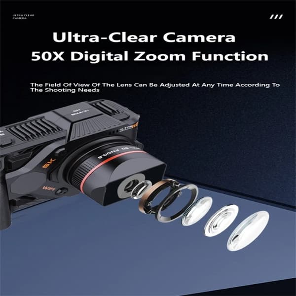 INF Mörkerseende Kamera med 50x Zoom och 1080P Video 0