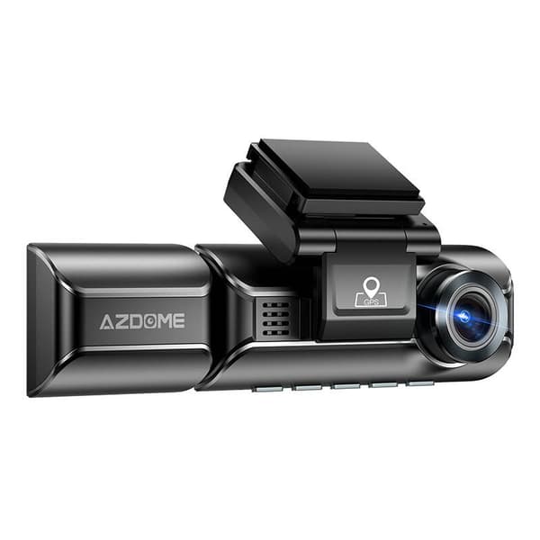 Azdome 550Pro Frontkamera 4K, bakkamera 1080p og internt IR-kamera, WiFi 5G/2.4G, GPS, G-Sensor, USB-C + 64GB minnekort