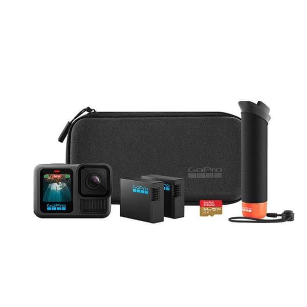 Sportkamera - GoPro - HERO 13 Black - Vattentät - 5.3K - Avancerad stabilisering