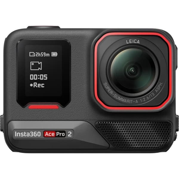 Pack Insta360 Ace Pro 2 Sportkamera Svart + 2:a batteri
