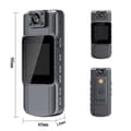 Miniatyrbilde 4 av 8: INF Høyoppløselig Clip-On Kroppskamera 4K WIFI M11-2 med 32G TF