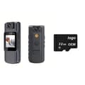 Miniatyrbilde 1 av 8: INF Høyoppløselig Clip-On Kroppskamera 4K WIFI M11-2 med 32G TF