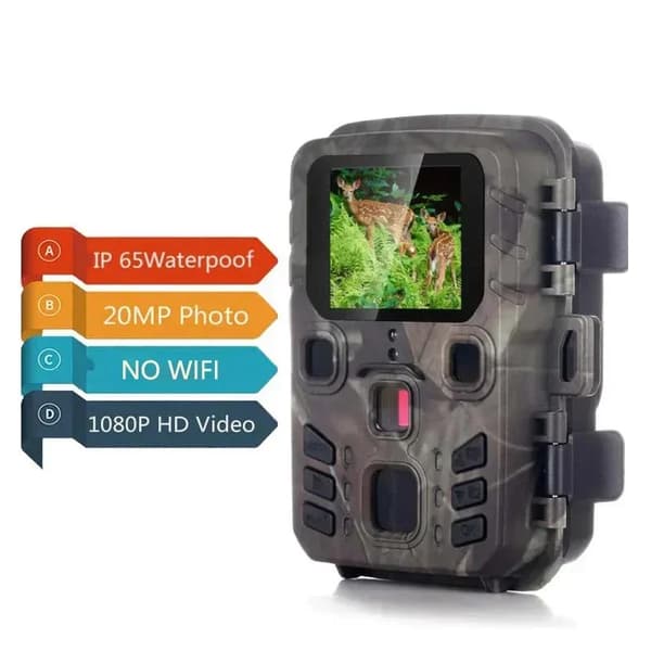 MINI301 Utomhus Spelkamera, 20MP Foton, 1080P Video,Standard Version