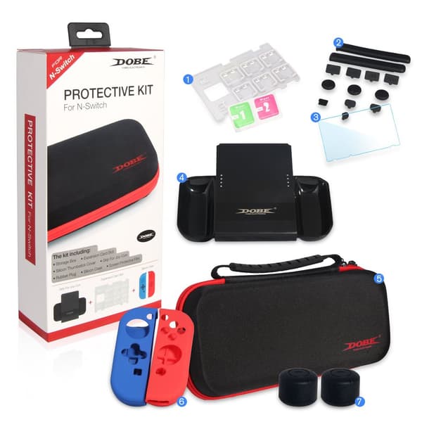 INF Nintendo Switch Kompatibelt Skyddsfodral med Tillbehör
