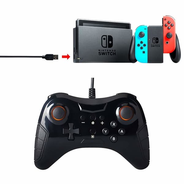 INF Trådad handkontroll för Nintendo Switch