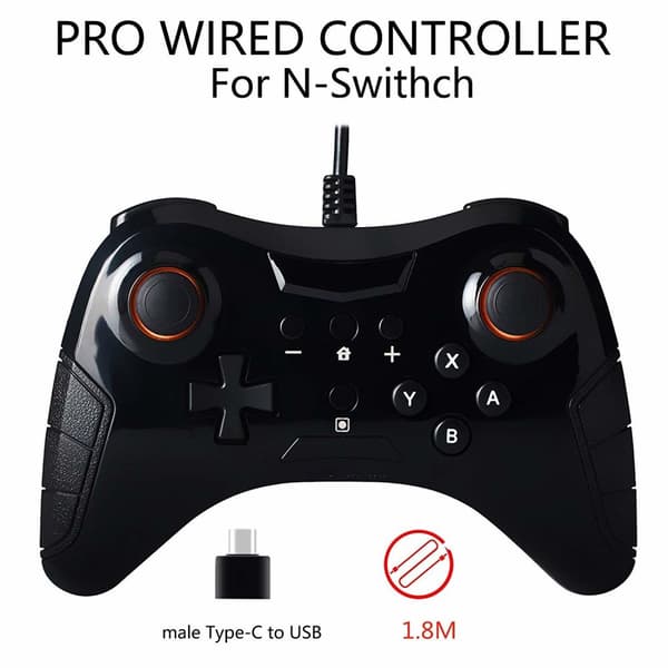 INF Trådad handkontroll för Nintendo Switch