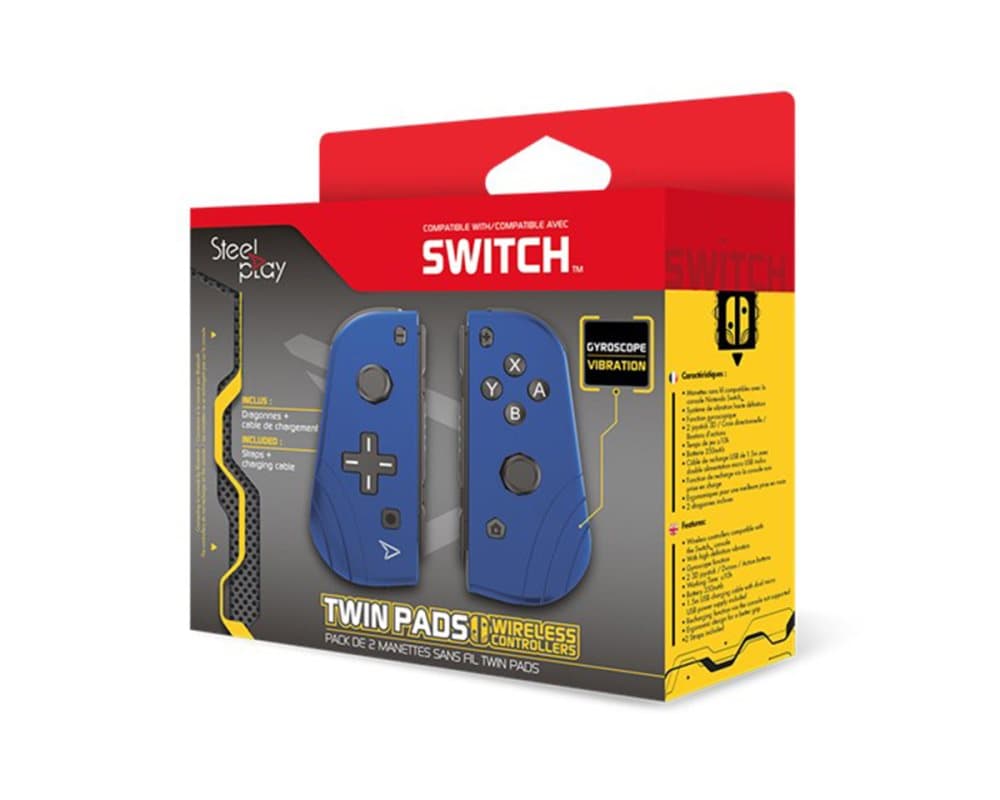 Twin Pads till Nintendo Switch - Blå