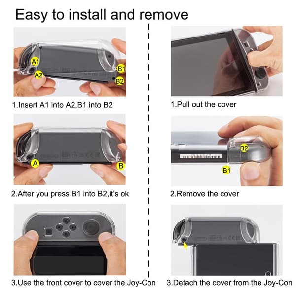 Skyddande Nintendo Switch TPU Skal (Ultraslim)