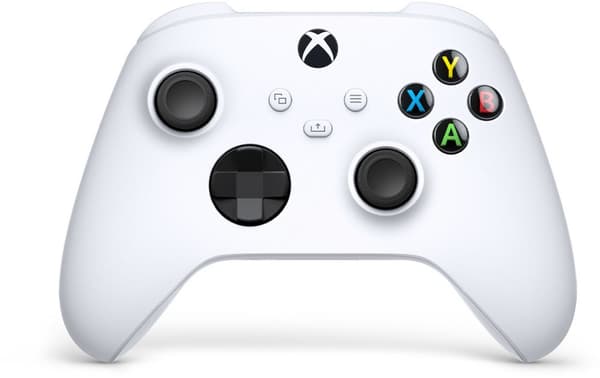 Microsoft Xbox Wireless Controller White Gamepad Xbox Series S,Xbox Series X,Xbox One,Xbox One S,Xbox One X Analogue / Digital Bluetooth/USB