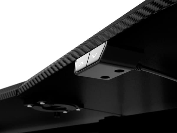 Gaming desk Nitro Concepts D16E, Carbon Red, Electric Height Adjustment