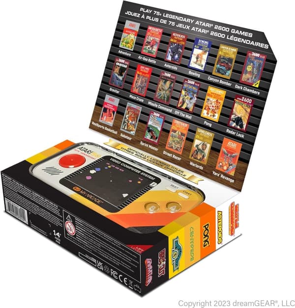 Portabel Atari enhet med över 100 spel - Officiell release