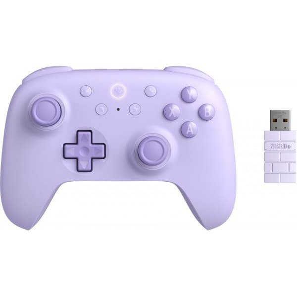 8BitDo Ultimate 2C Wireless Pad -langaton peliohjain, purpura, PC / Android