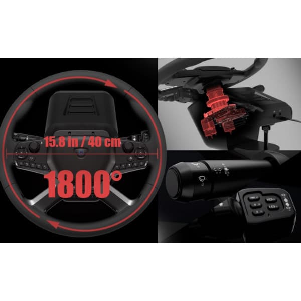 Hori Force Feedback Truck Control System -rattiohjain, PC