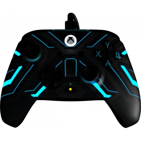 PDP Rematch GLOW Wired Controller -peliohjain, Titan Steel, Xbox / PC