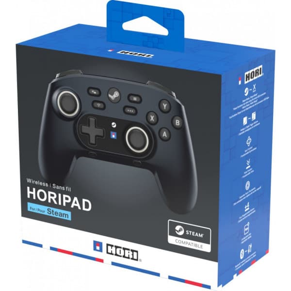 Hori Wireless HORIPAD Pro for Steam langaton peliohjain, PC / Steam Deck, musta