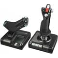Miniatyrbild 1 av 4: Logitech Saitek X52 Pro Flight Control System -spak och gasreglage, PC