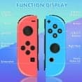 För Joy Con Controller, kompatibel med Switch, Vänster och Höger Switch Joy-con Controller Trådlös Gamepad Joystick Ersättningsfjärrkontroll