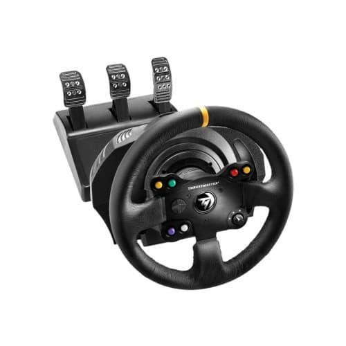 ThrustMaster TX Racing - Leather Edition - ratt- och pedaluppsättning - kabelansluten