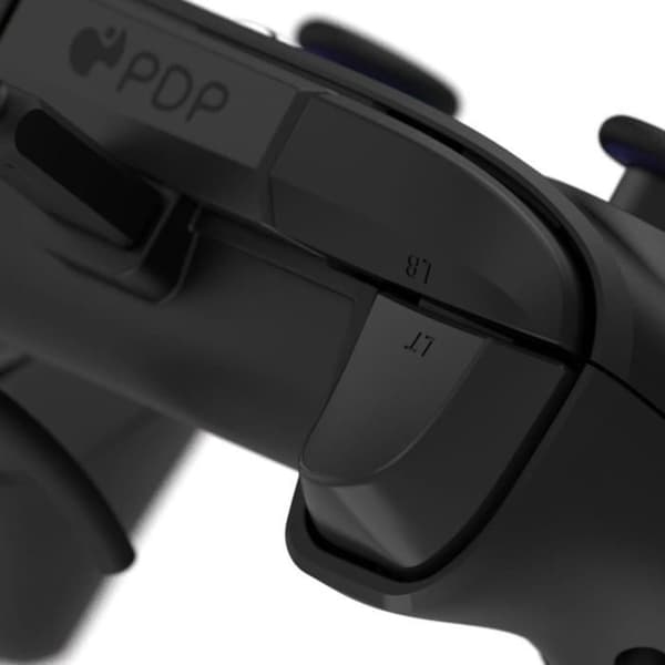 Gamepad - PDP - Afterglow Wave - Kabelansluten - Svart - Anpassningsbar LED-belysning