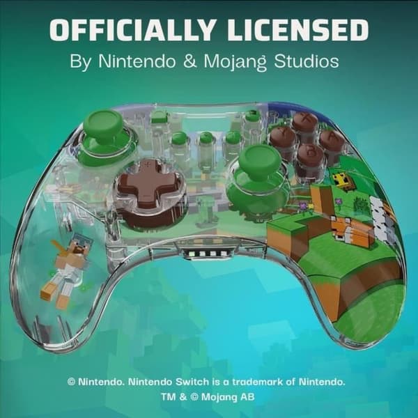 Realmz Trådlös Handkontroll NS Steve Minecraft-Tillbehör-SWITCH