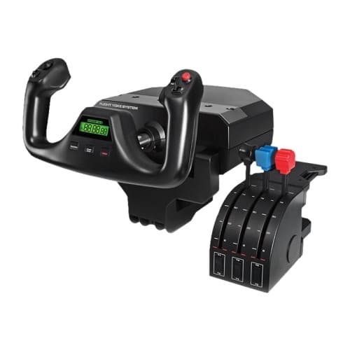 Logitech Flight Yoke System - koppling och spjäll - kabelansluten