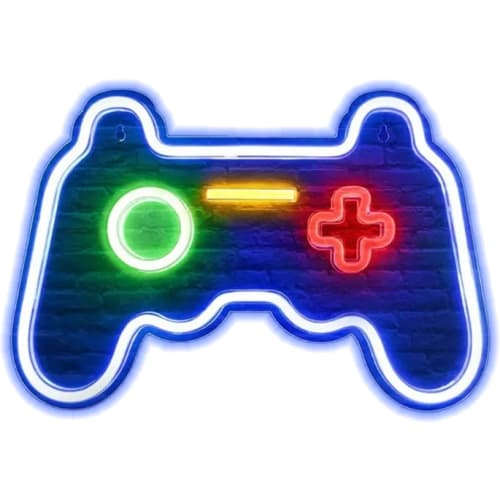 MECHARITE - Controller LED Neon Skilt - Blue Blå