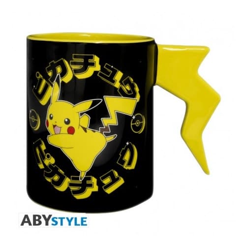 POKEMON - Mug 3D handle - Pikachu lightening bolt