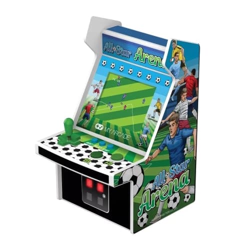 MY ARCADE, MICRO PLAYER 6.75 ALL-STAR ARENA COLLECTIBLE RETRO (307 GAMES IN 1), WHITE Multifärg