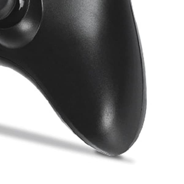 Musta langallinen peliohjain 360 Iversal Vibration S -peliohjaimelle - Yhteensopiva PC:n kanssa - Langallinen ohjain 360:lle