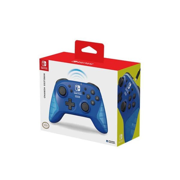Gamepad - HORI - Nintendo Switch - 15 timmars batteritid - Blå