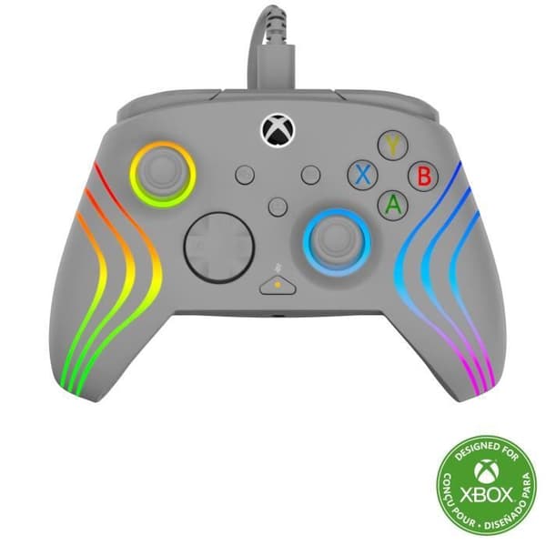 TURTLE BEACH Gamepad Xbox Series X|S, Xbox One och PC Afterglow Wave RGB Wired Gray