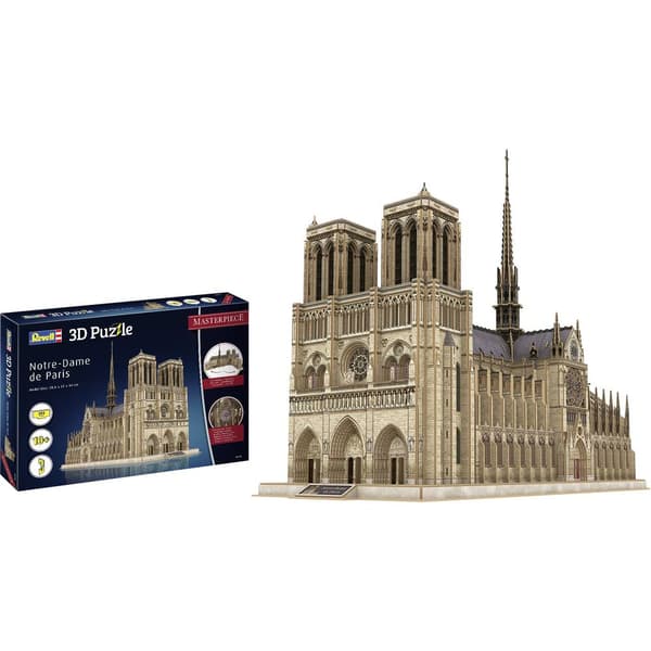 Revell 00190 3D-Puzzle Notre Dame de Paris Pusseldelar: 293
