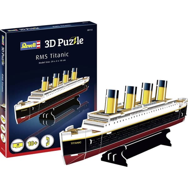Revell 00112 3D-Puzzle RMS Titanic Pusseldelar: 30