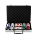 Miniatyrbilde 2 av 2: Pokersett med 200 sjetonger og etui i aluminium