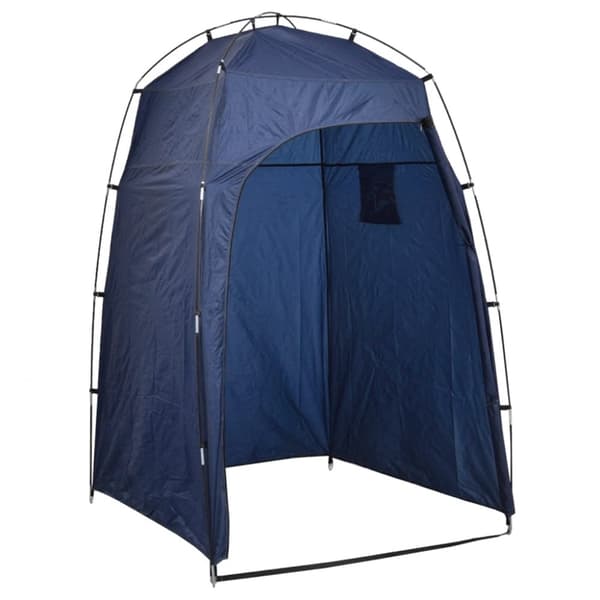 vidaXL Bærbart campingtoalett med telt 10+10 L