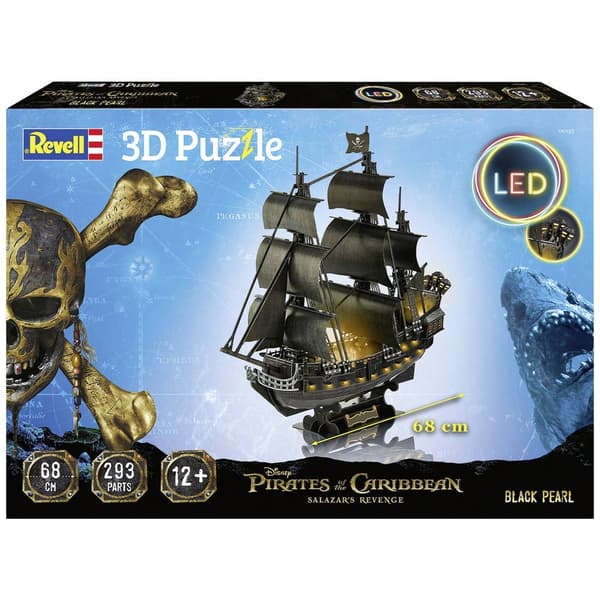 Revell 00155 Black Pearl LED Edition Pusseldelar: 293