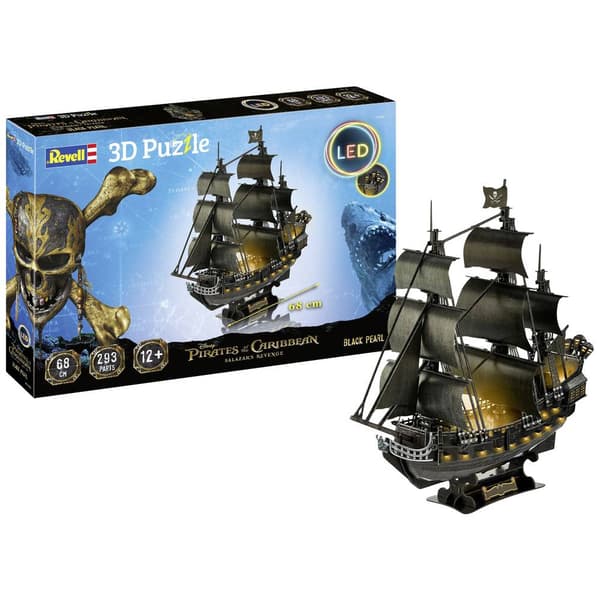 Revell 00155 Black Pearl LED Edition Pusseldelar: 293