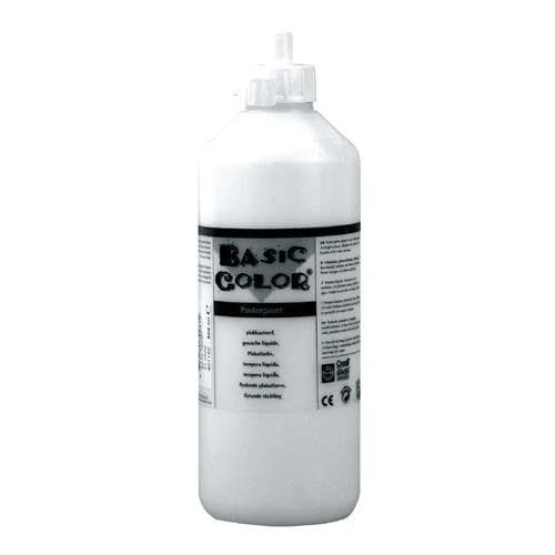 Gouachemaling Hvid 500 Ml
