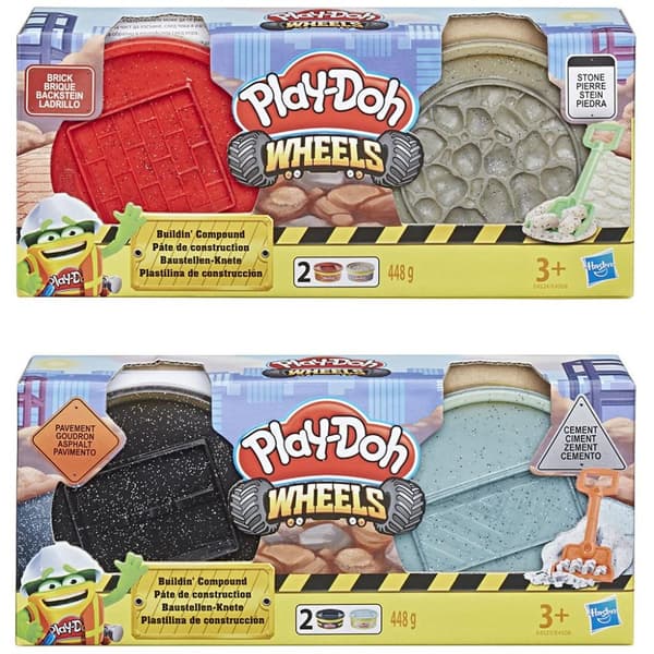 Play-Doh Buildin' Sammensat med 448 g Clay and Scoop Assorted
