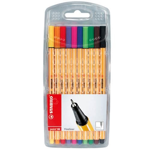 Stabilo Fine Marker Point 88 10 stk
