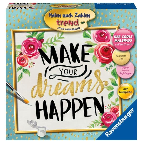 Ravensburger Paint by Numbers Få dina drömmar att hända