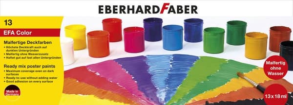 Eberhard Faber EF-575613 Malingssæt 13 Gryder Klar Og Klar