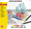 Miniatyrbild 1 av 3: Eberhard Faber EF-516124 Färgpennor Metallfodral A 24 delar